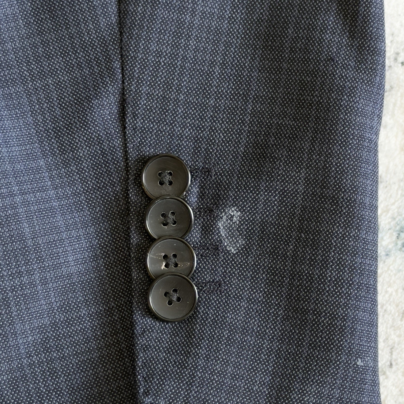 Hugo Boss Blazer Men 38R Blue Super 110 Reda Wool Slim Fit Huge6/Genius5 Read!!