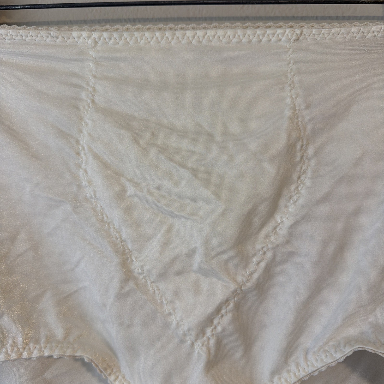 Vintage Hanes Her Way White Control Panties Size XL / Granny panty nylon spandex