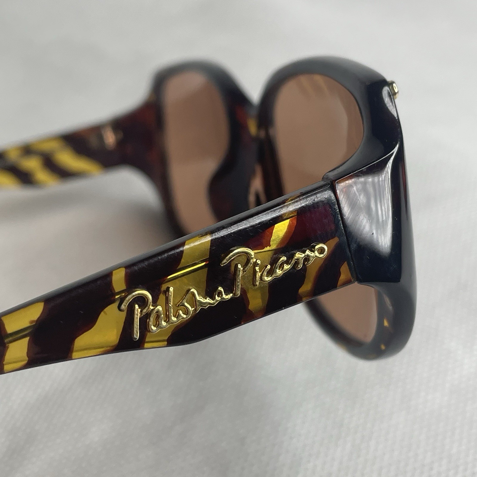 VTG Paloma Picasso Sunglasses Brown Tortoise 3735 10-56-13 130 Made In Germany