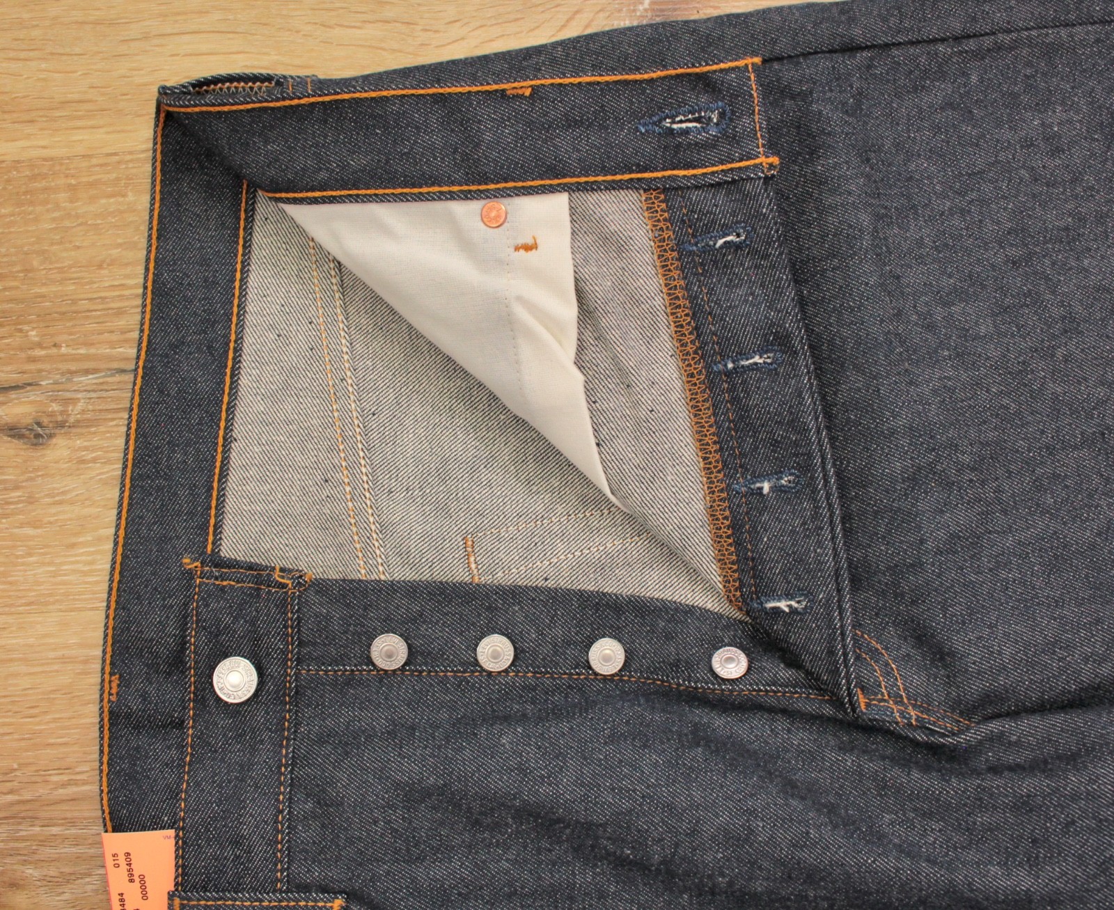 Men’s VTG 1990s NOS Levi’s 501 Jeans Sz 35×38 90s Made in USA Button Fly