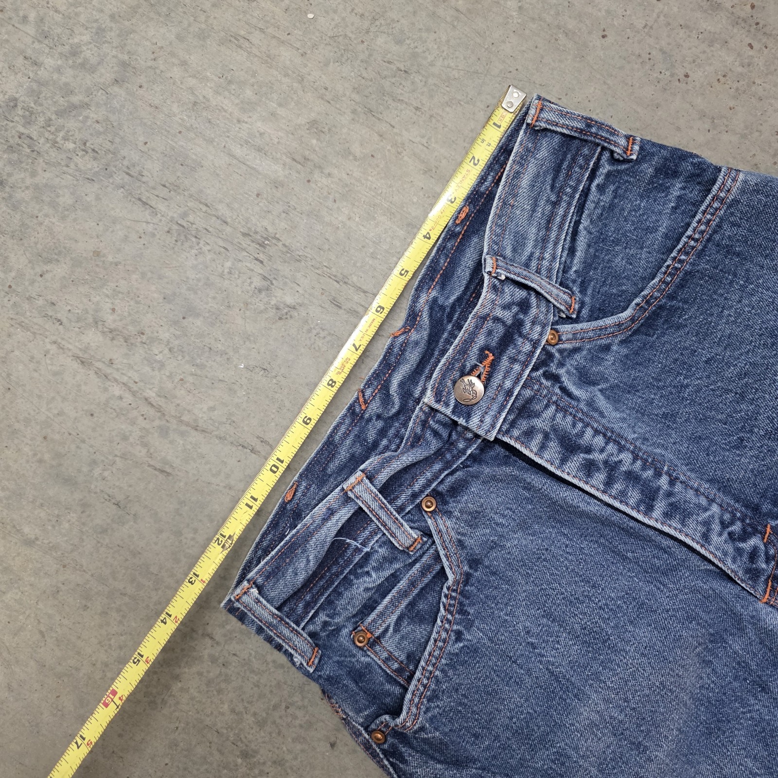 70s San Francisco Riding Gear Flared Buckle Back Jeans Women’s 26×31 Pinched