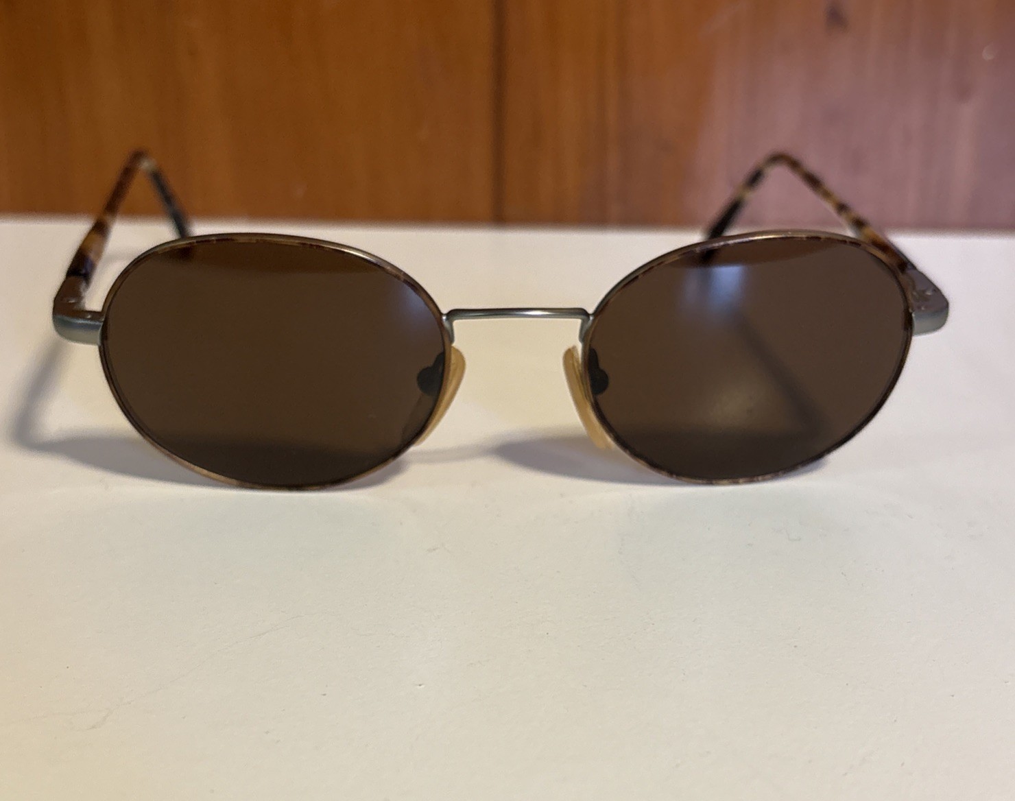 Vintage Polo Ralph Lauren Round Sunglasses WF3 Made In Italy 135mm Classic 271
