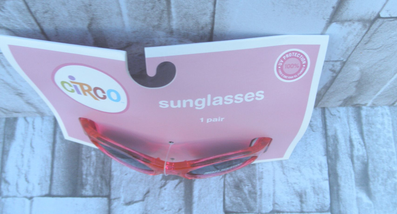NEW by CIRCO, CHILDREN’S SUNLASSES(1PAIR) COLOR WATERMELON, 100% UV PROTECTION,