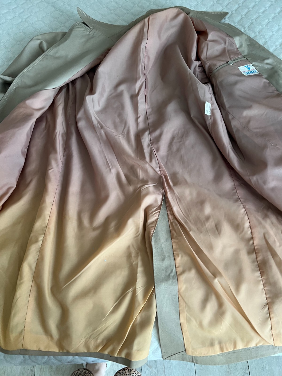 Vintage men’s raincoat, 1970-1980s, Romania.