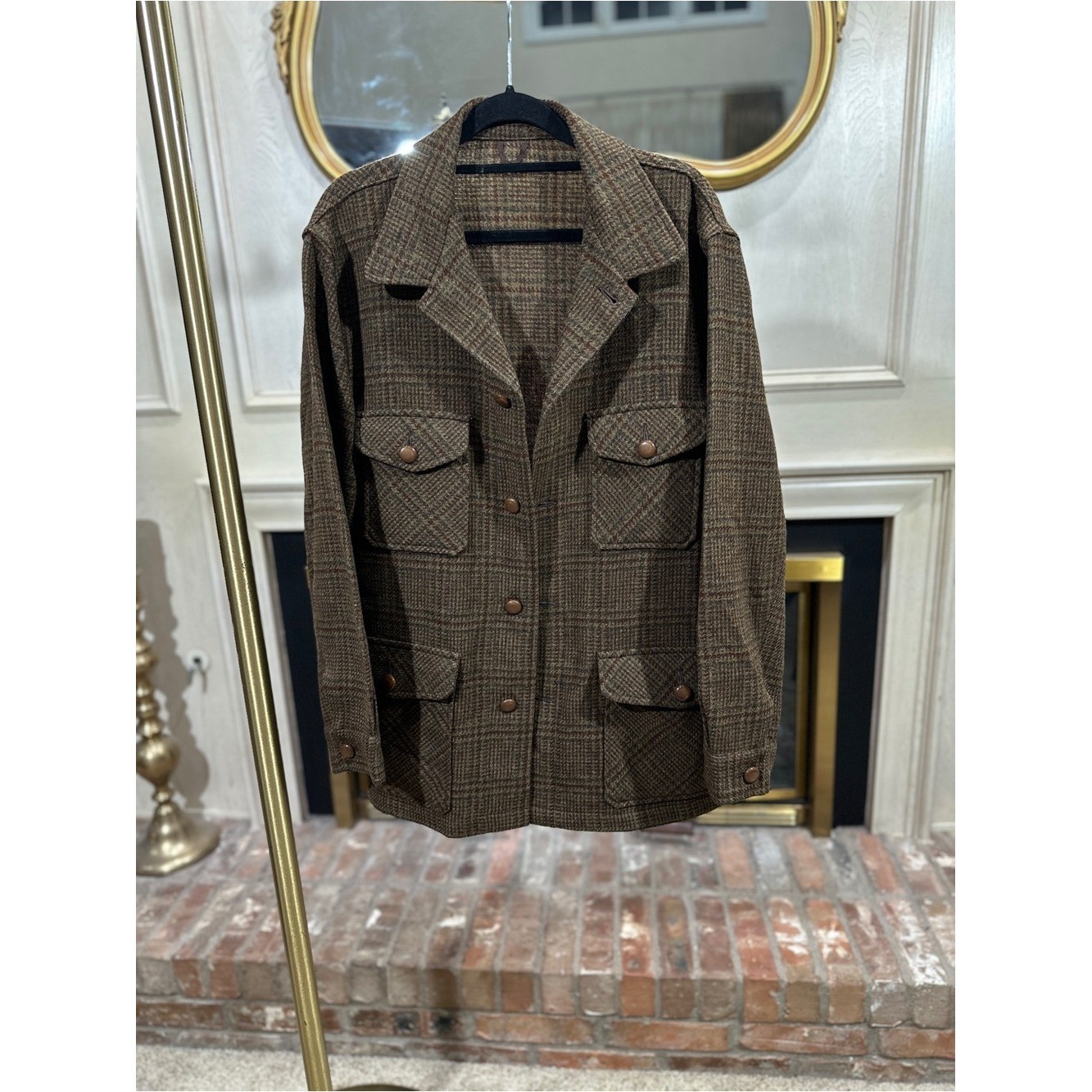 Field Stream Gordon & Ferguson Co Shacket Jacket size 44 Vintage Cabincore