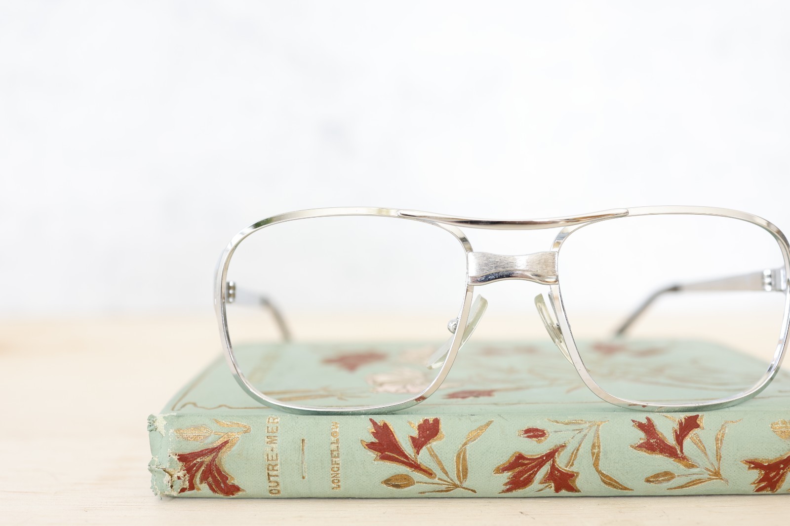 Vintage Aviator Eyeglass Frames 1970s made in France Classic Pilot Eyewear