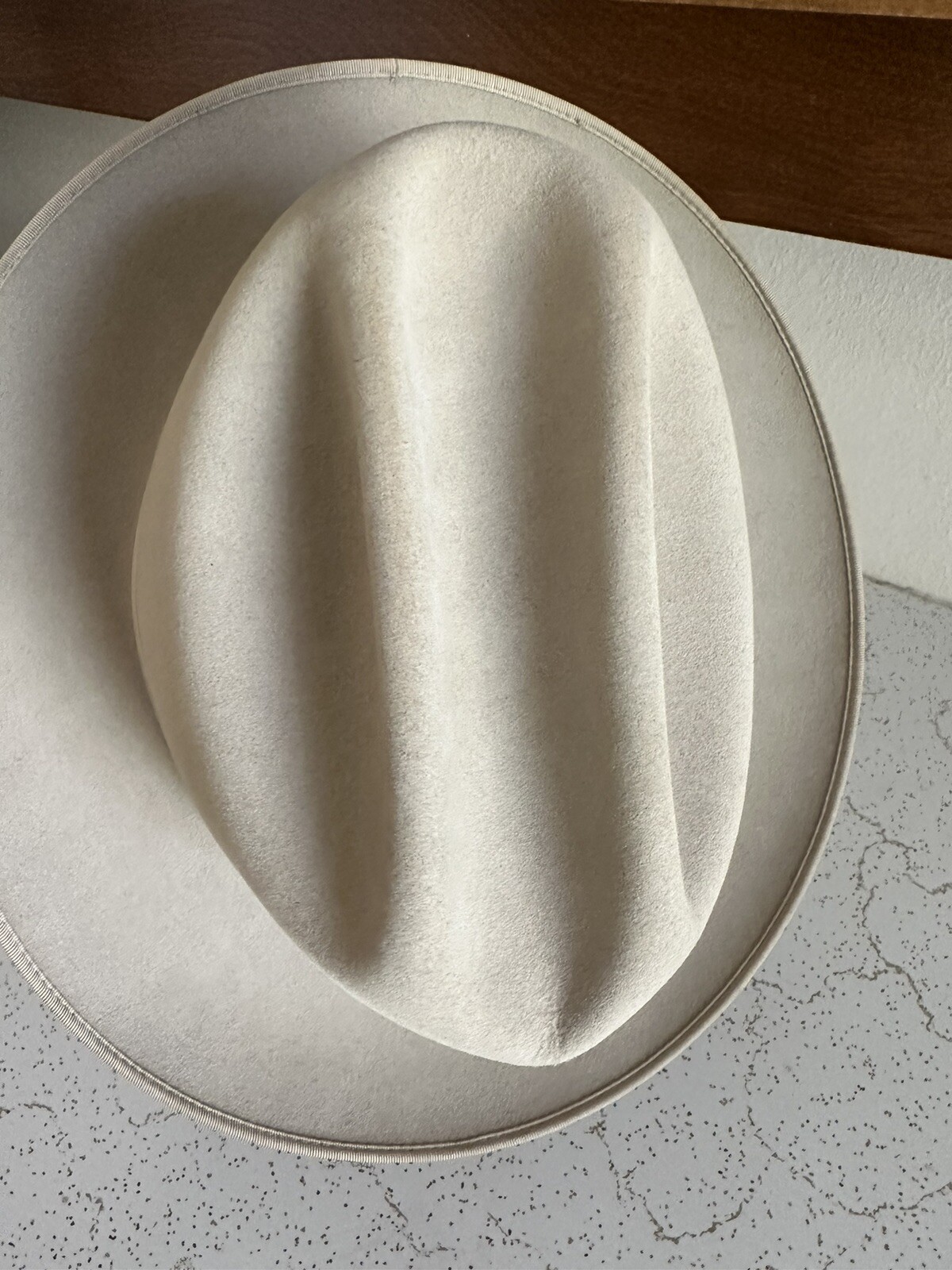 1970s Resistol San Antonio OR 7 1/8 LONG OVAL Hat Fedora Cowboy Western Vtg 70s