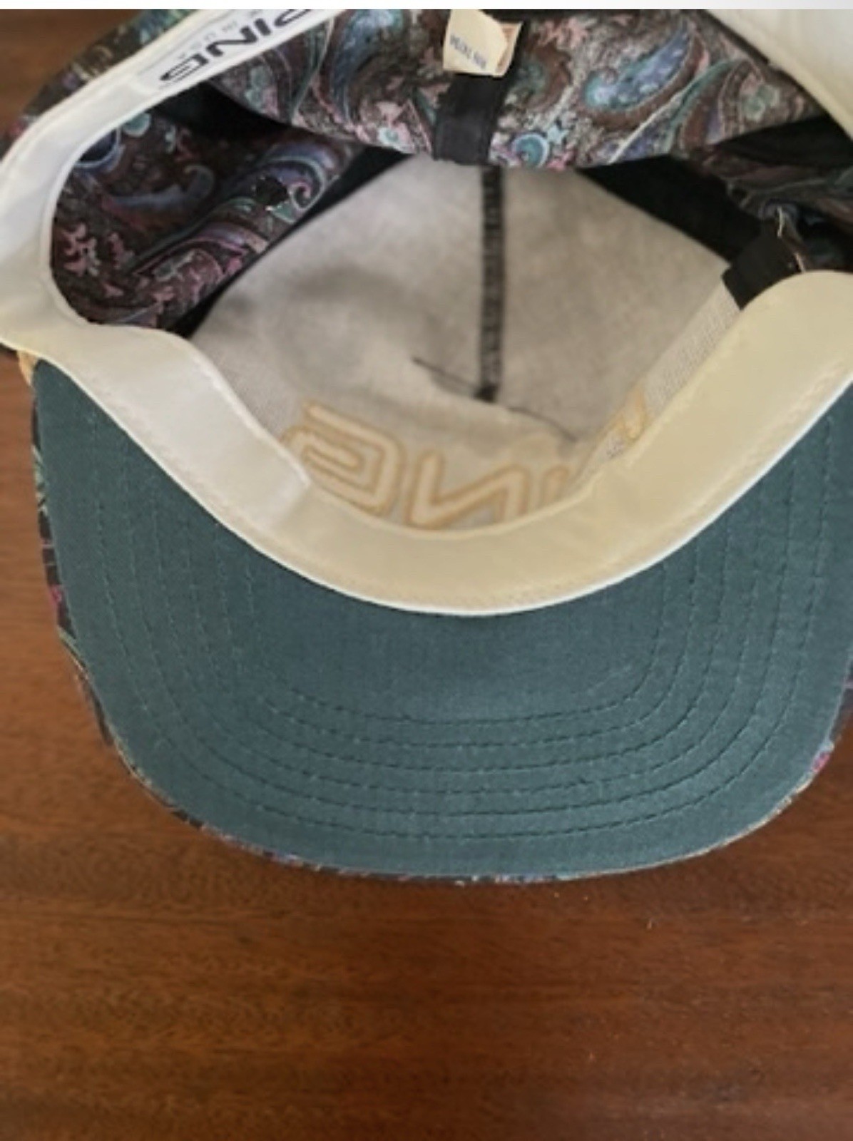 Vintage Ping Golf Paisley Rope Hat USA Made Multicolor Strap Back