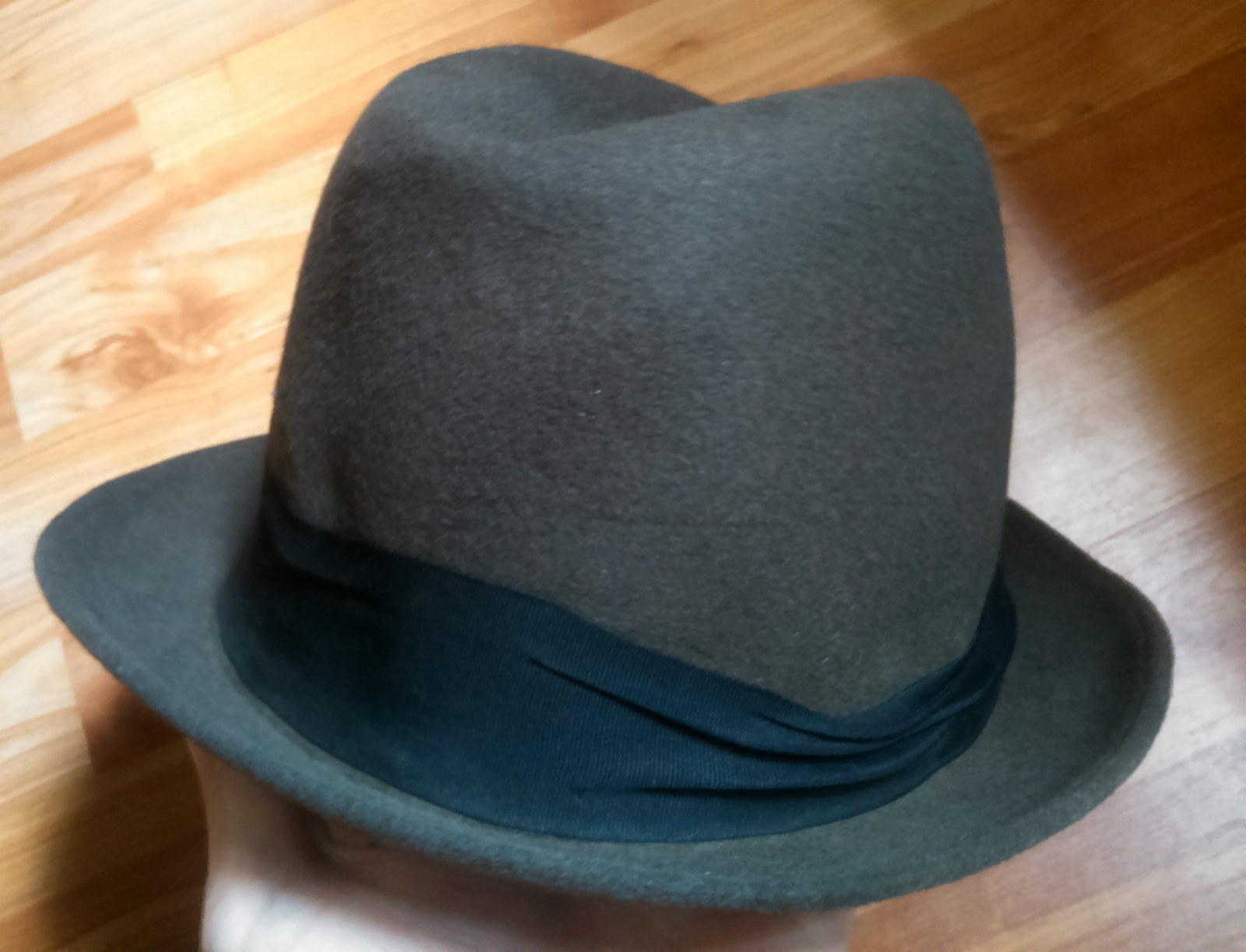Vintage man men hat brown Fedora Tonak Czechoslovakia 50s accessory hats Fedoras