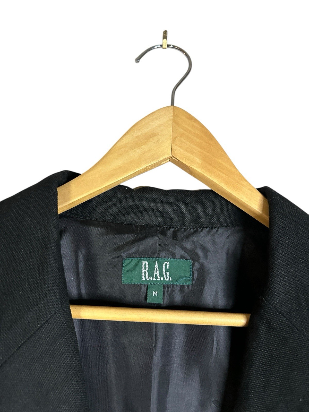 Vintage 80’s Single-breasted Business Casual Dark Academia R.A.G. Retro Blazer M