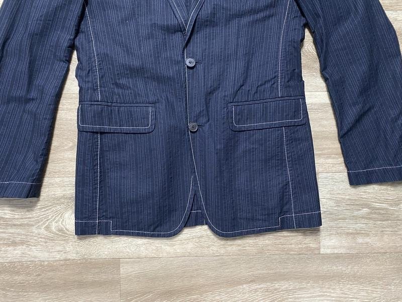 mens hugo boss navy cotton blazer 46