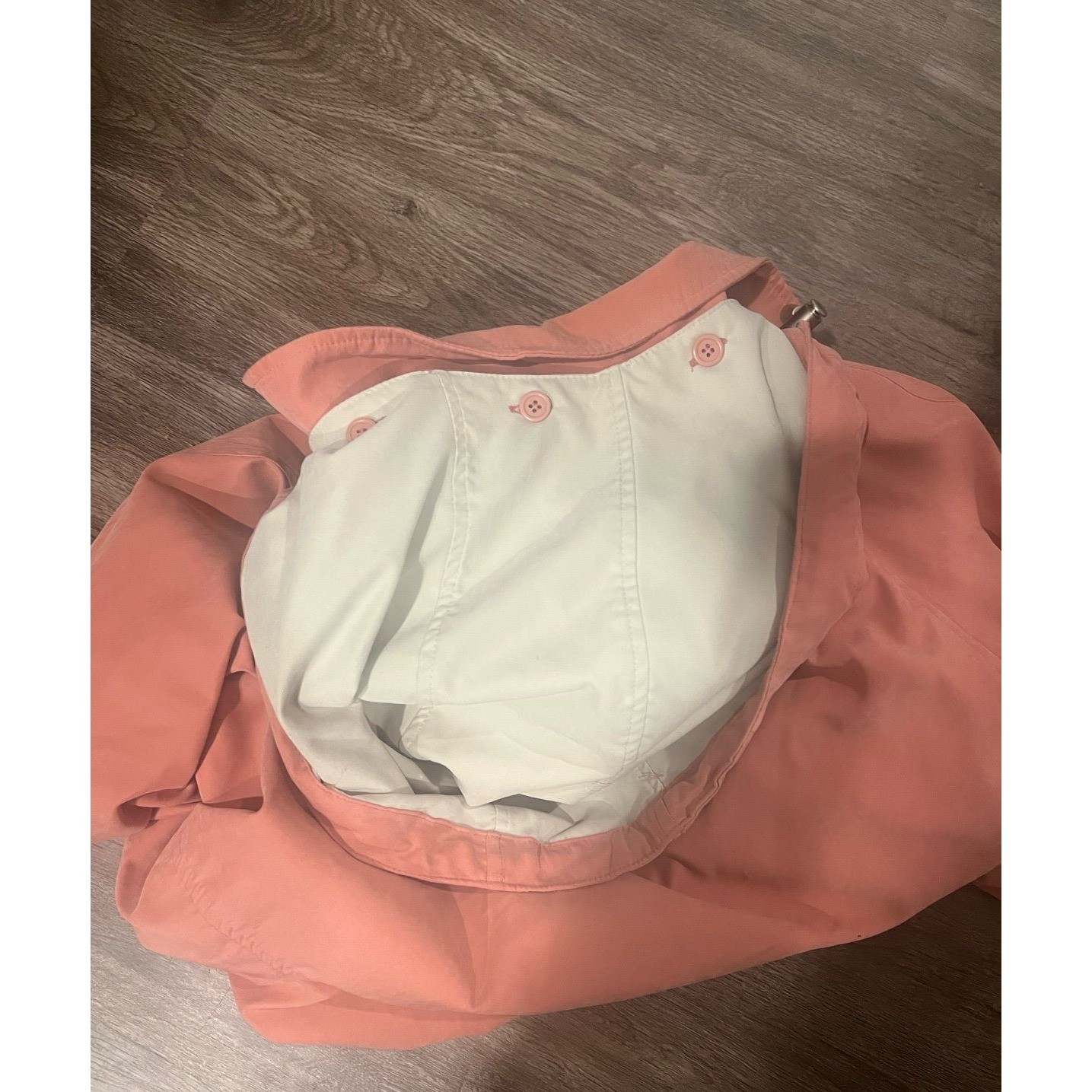 Vintage London Fog Women’s Coral Utility Jacket with Zip and Pockets