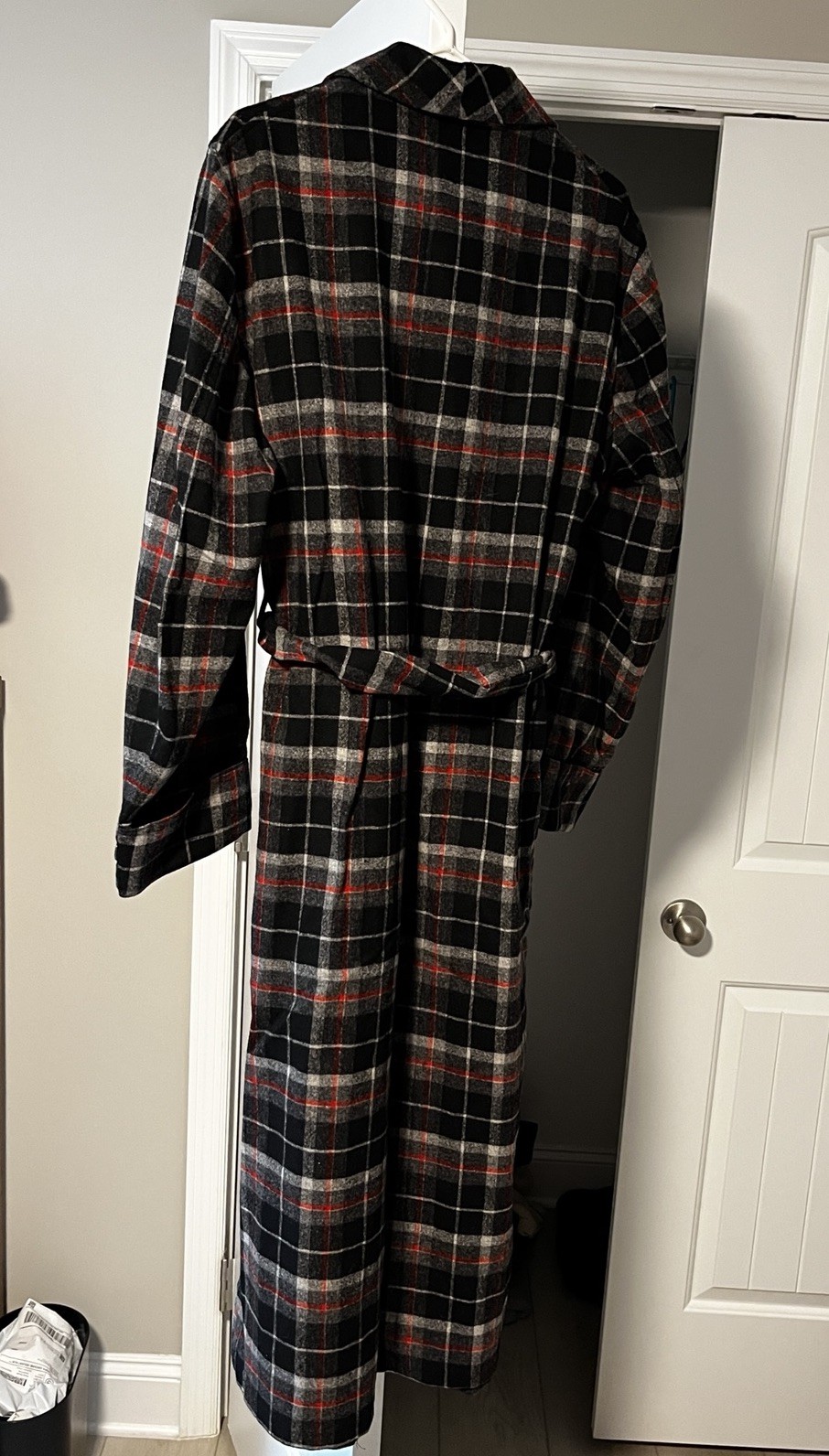Vintage Pendleton Wool Robe Coat Belted 100% Virgin Wool USA Made Size Medium