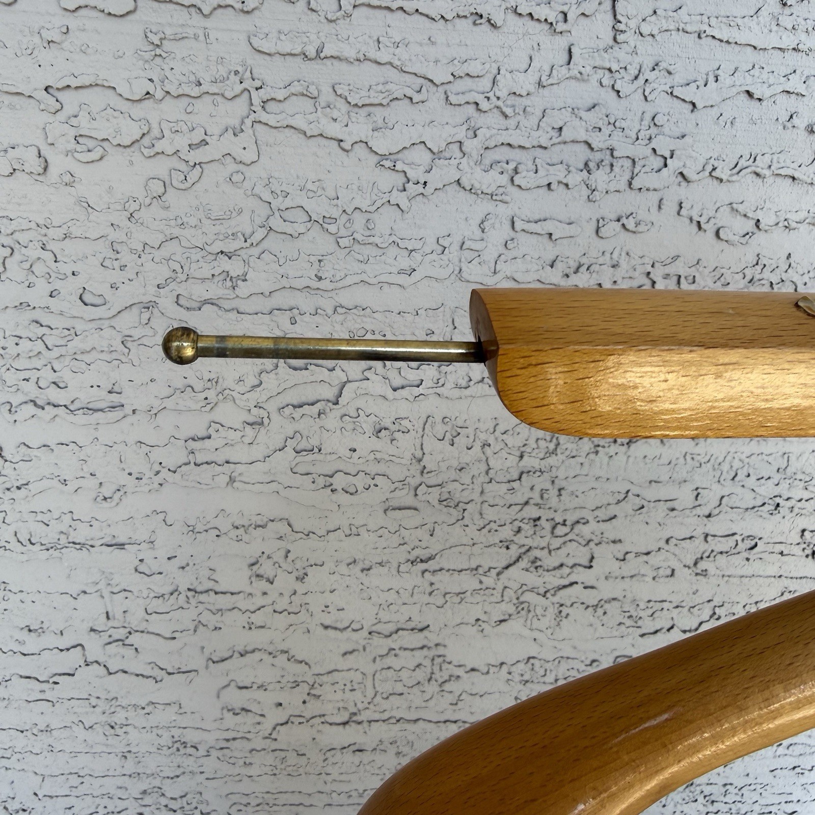 Vintage SPQR Butler Valet Made in Italy Wood Suit Stand Cufflink Tray