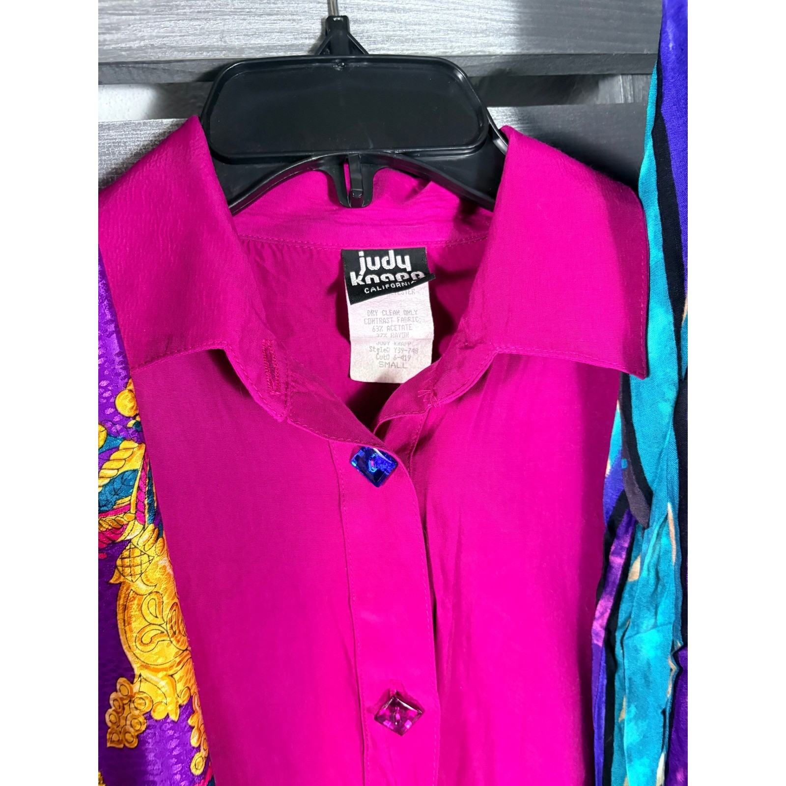 Vintage 80s 90s Women Blouse LOT 50 Colorblock Floral Geometric Baroque RESELLER