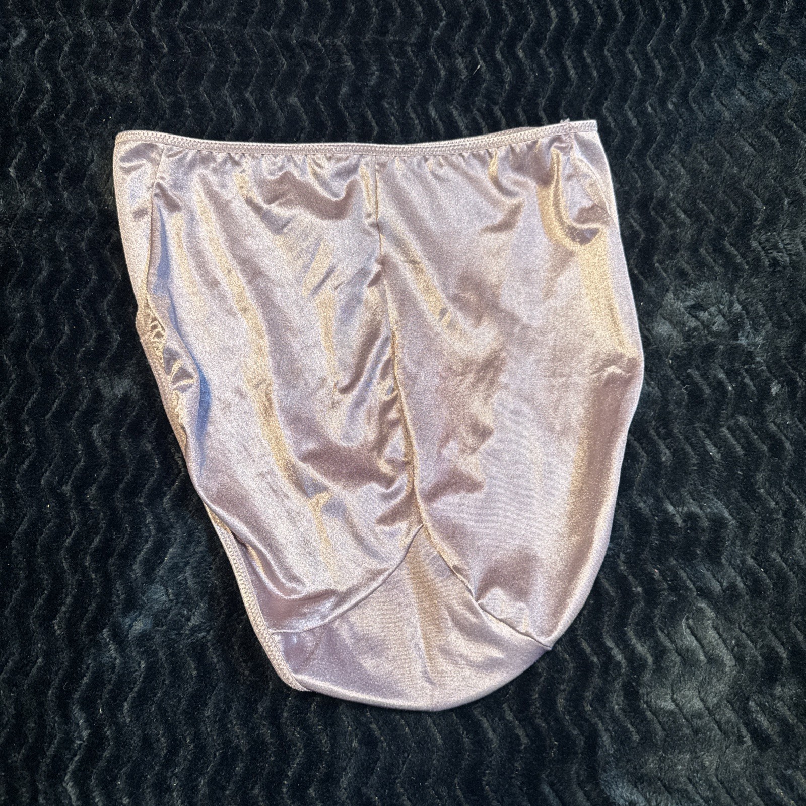 NWOT VINTAGE WARNERS SECOND SKIN SATIN XL BRIEF GUSSET HI CUT Y2K 90s