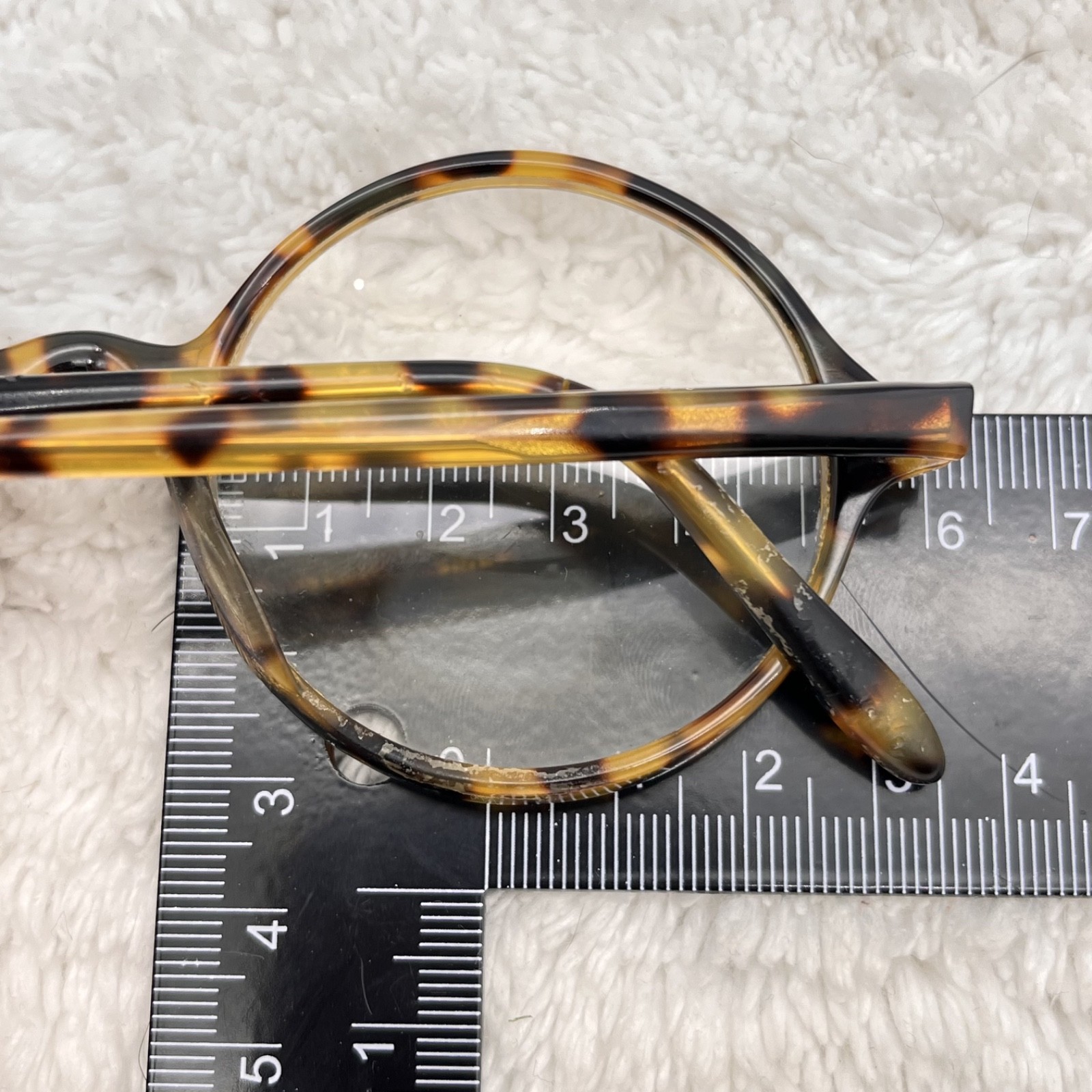 Vintage Page & Smith Eyeglasses Handmade in England Round Panto Frame 1960 1970s