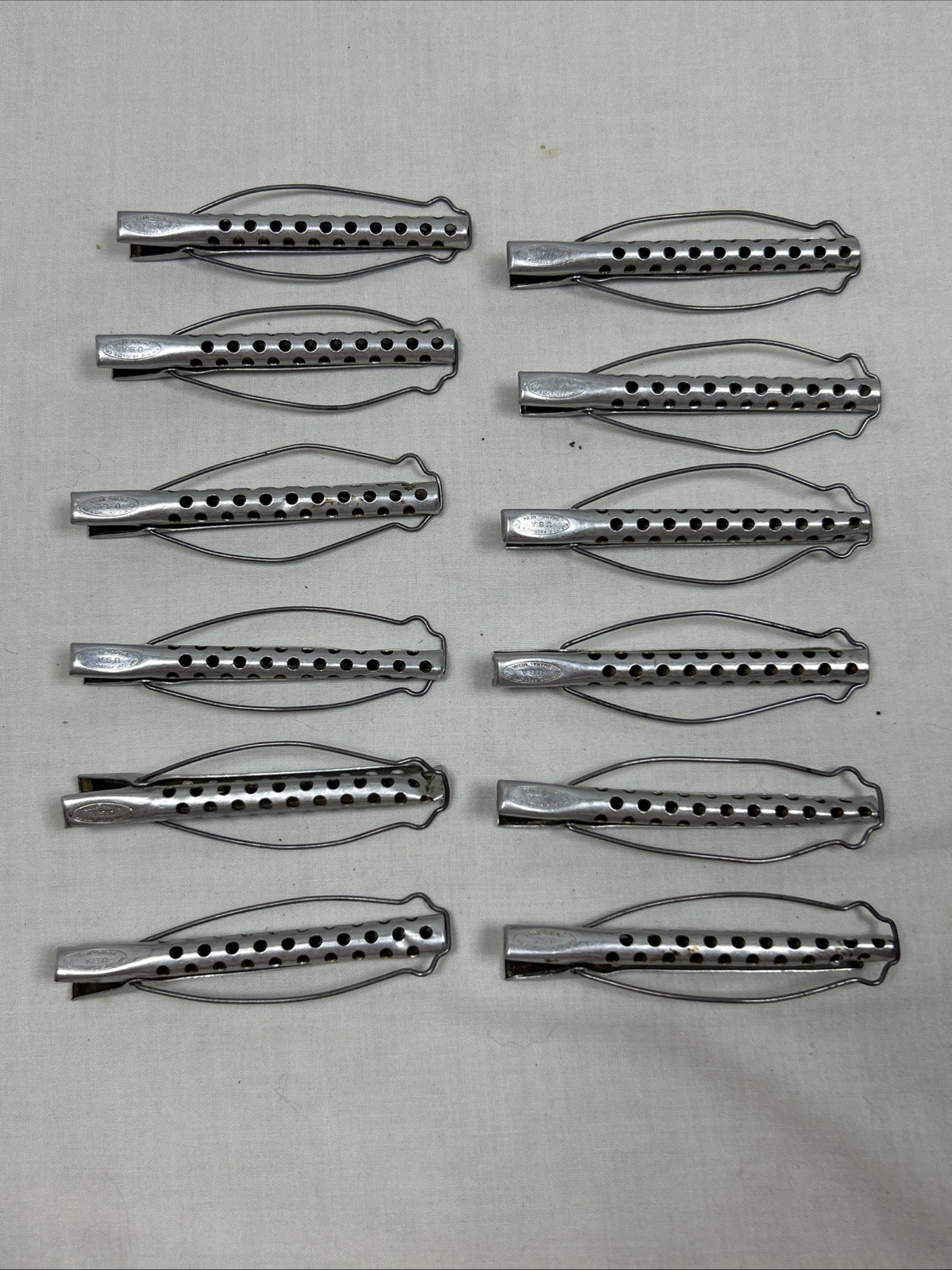 Vintage 65 Perm Rods, 9 Wave Clips, 56 Hair Clips. Goody Tip-top Large Lot!