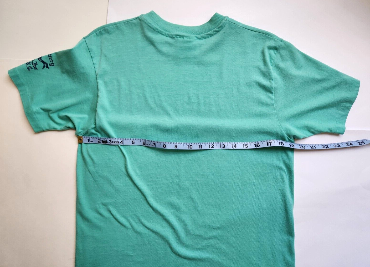 Vintage 80s Fishing Scuba Shirt Cartoon Graphic Single Stitch Hanes Tag USA