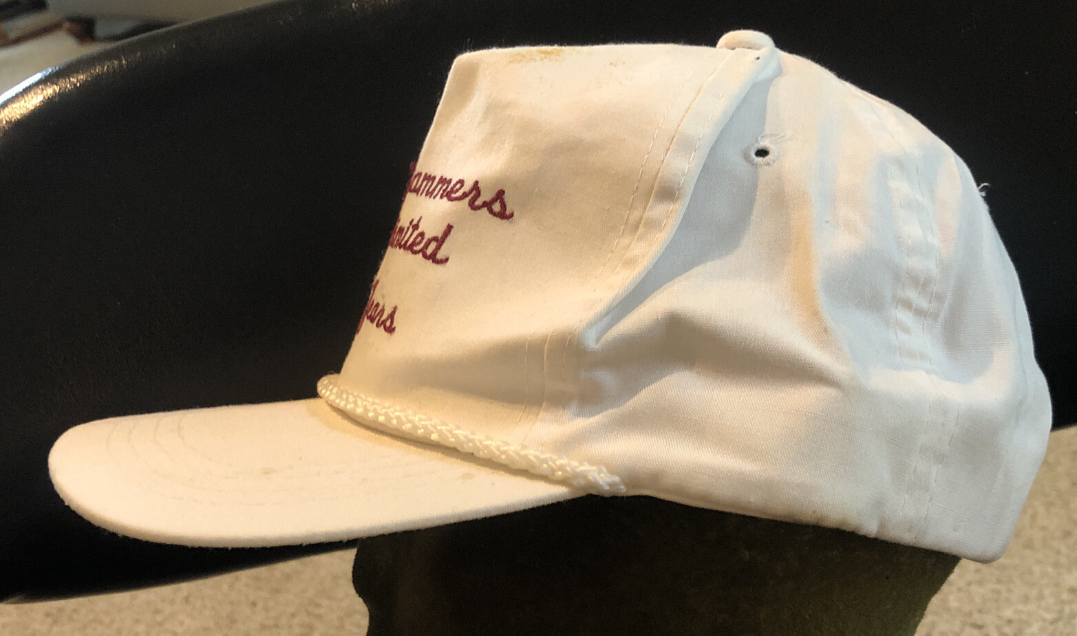 Windjammers Unlimited 25 Years Embroidered Hat StrapBack Cap Made in Korea vtg