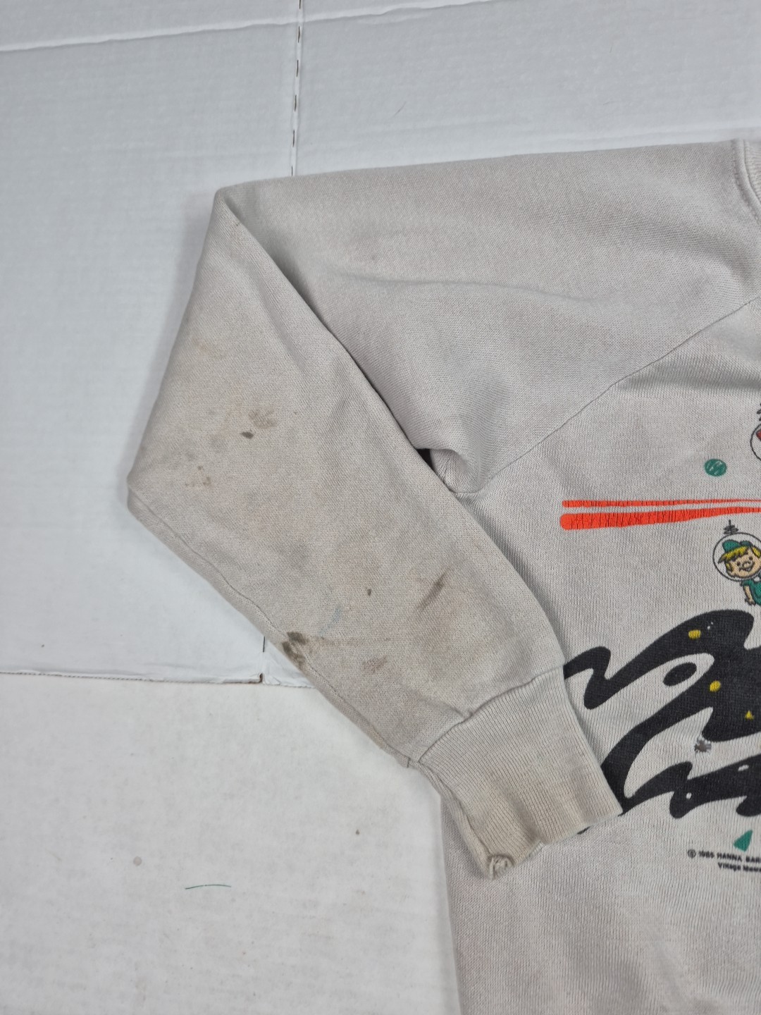 Vintage Jetsons Shirt HANNA BARBERA Kids 14/16 Made in USA 1985 Sweatshirt READ