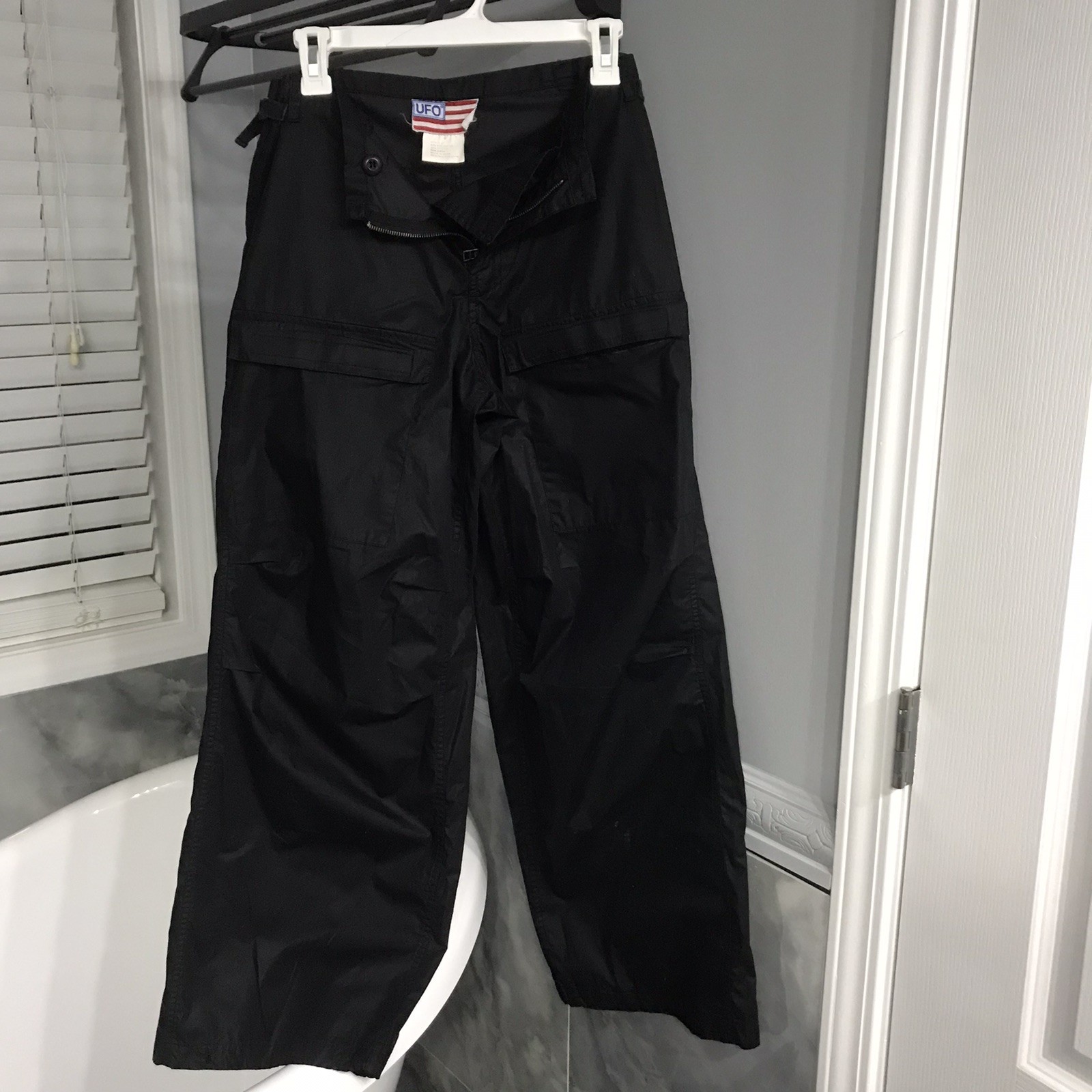 UFO Pants Vintage 90’s Y2K Baggy Parachute Rave Skate SZ S Adult Unisex Pockets