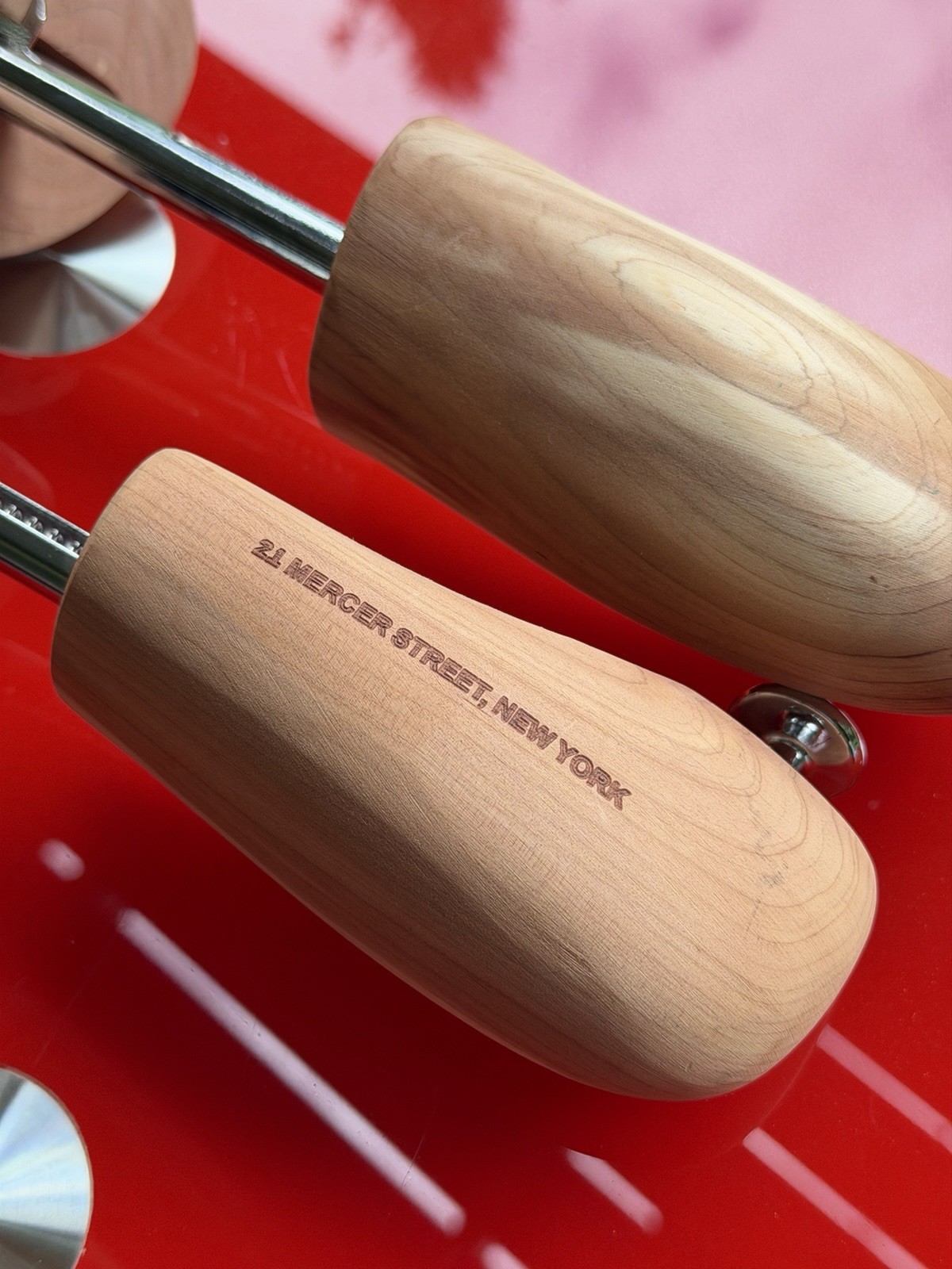 RARE 1990’s Vintage Nike Wooden Shoe Horn Set
