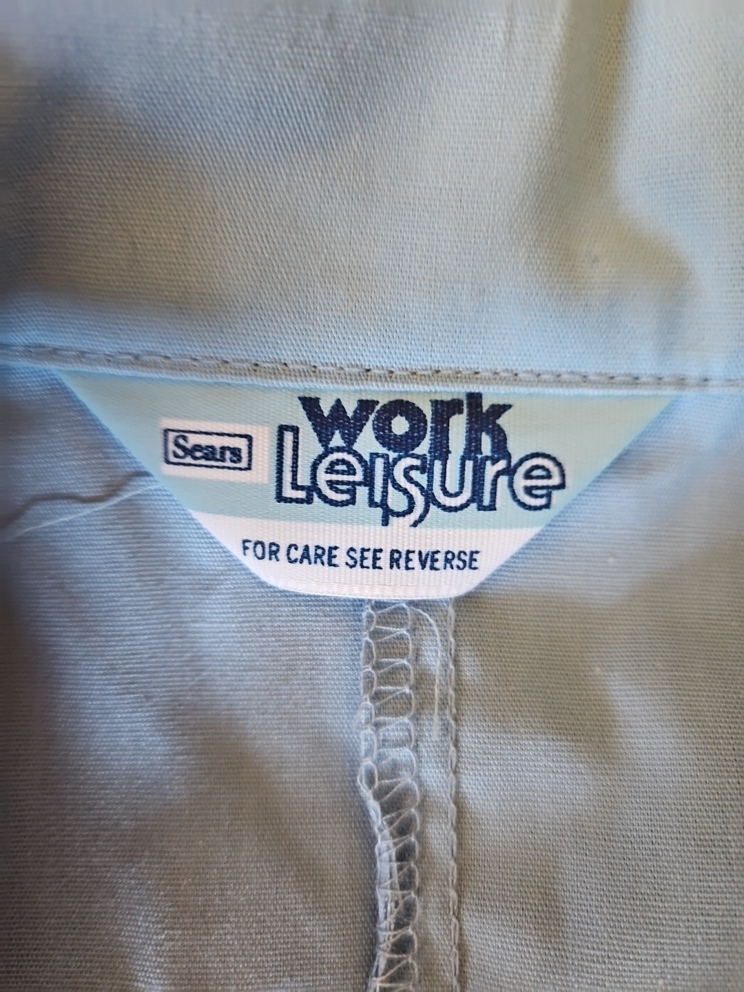 Vtg 70s Sears Work Leisure Blue Jumpsuit Coveralls With Painted Bird 40″ Chest