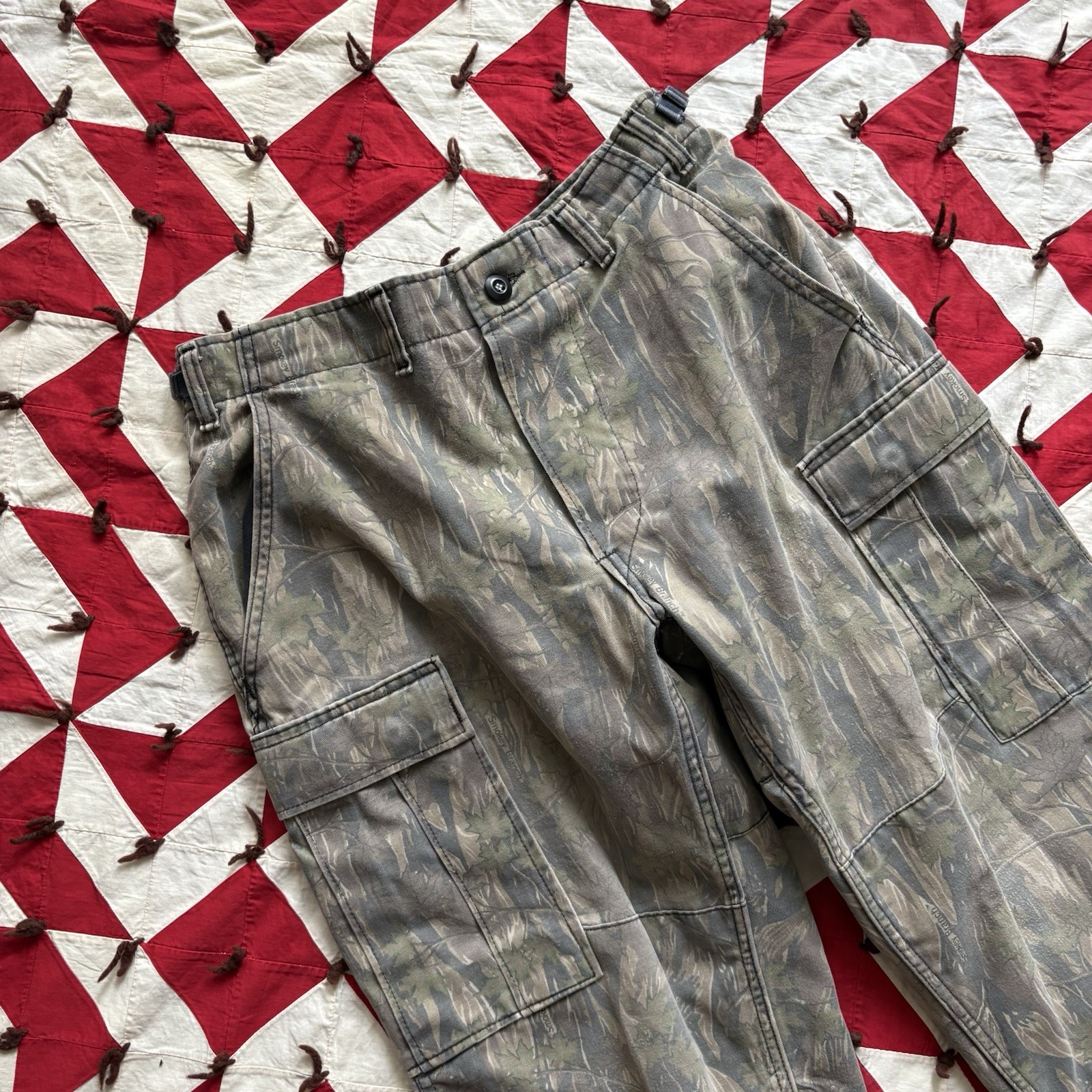 Vintage Camo Hunting Cargo Pants Mens Small Regular As Is