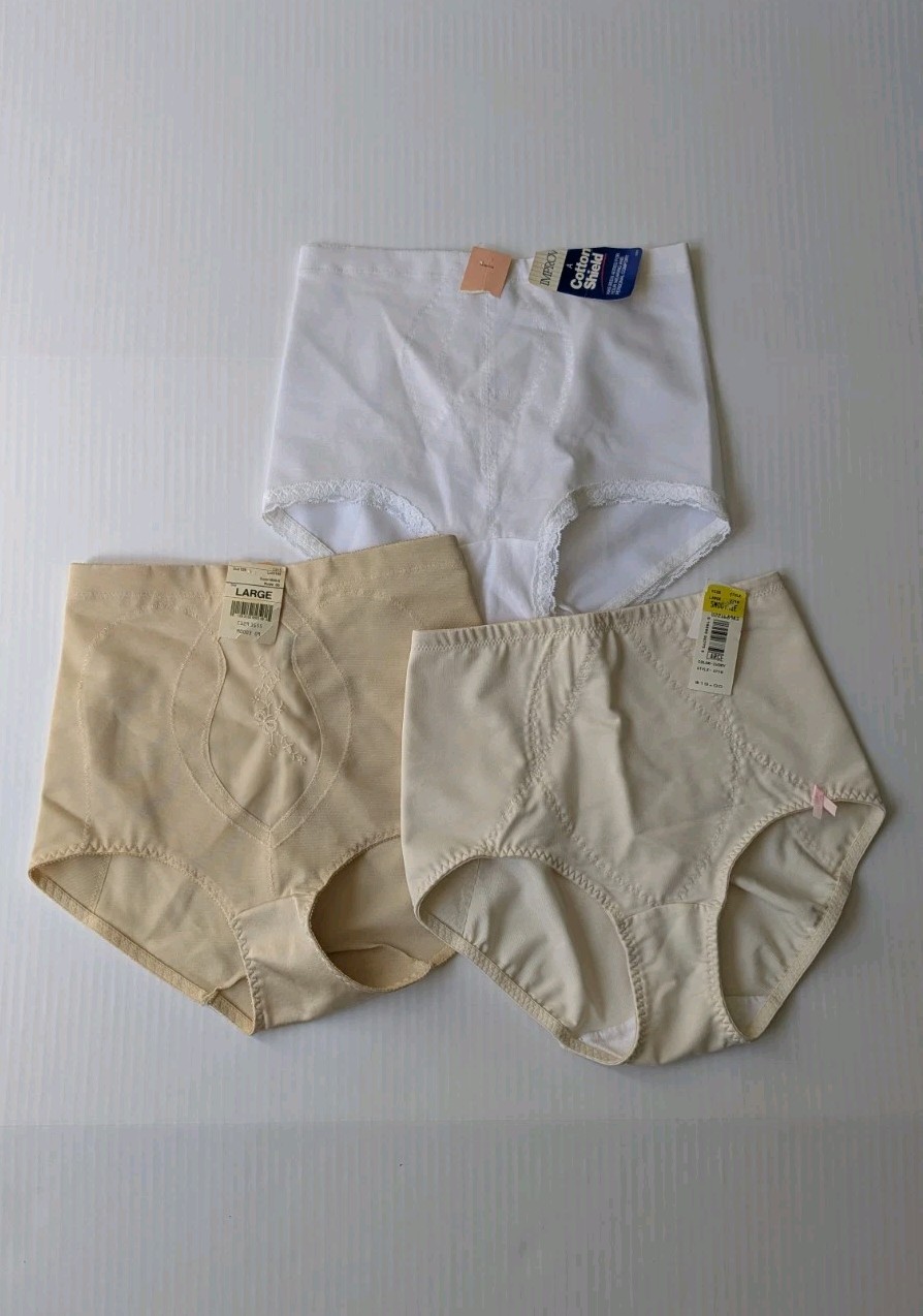 Vintage Women’s Panties Lot Large Adonna Smoothie Girdle Nylon Blend