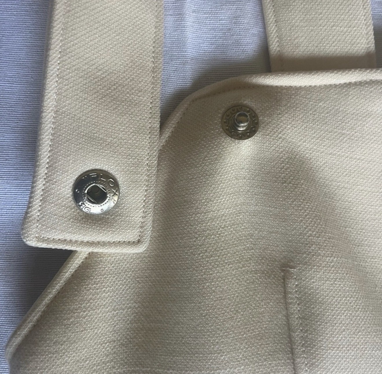 Vintage Courreges Haute Couture Future 70’s Wool Maxi Dress Jumper Ivory Size a
