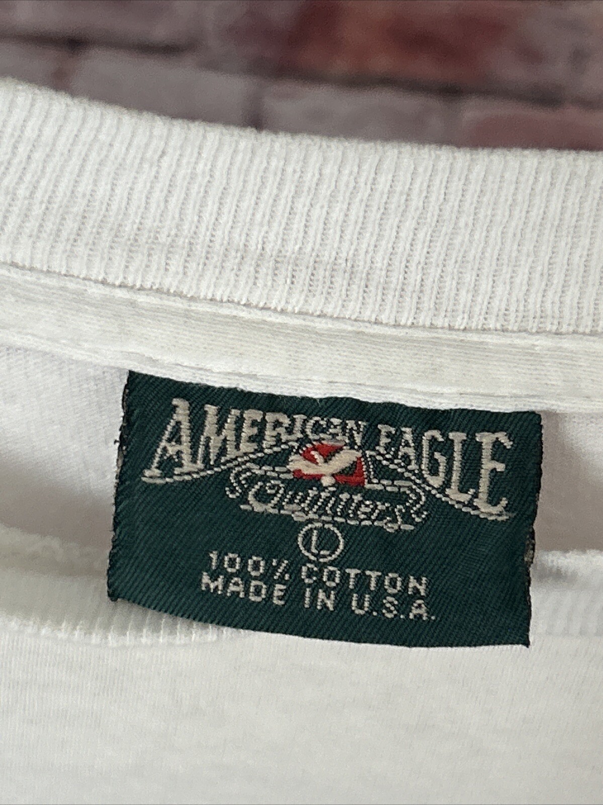 Vtg American Eagle Outfitters Freedom Single Stitch T-Shirt Size Large USA