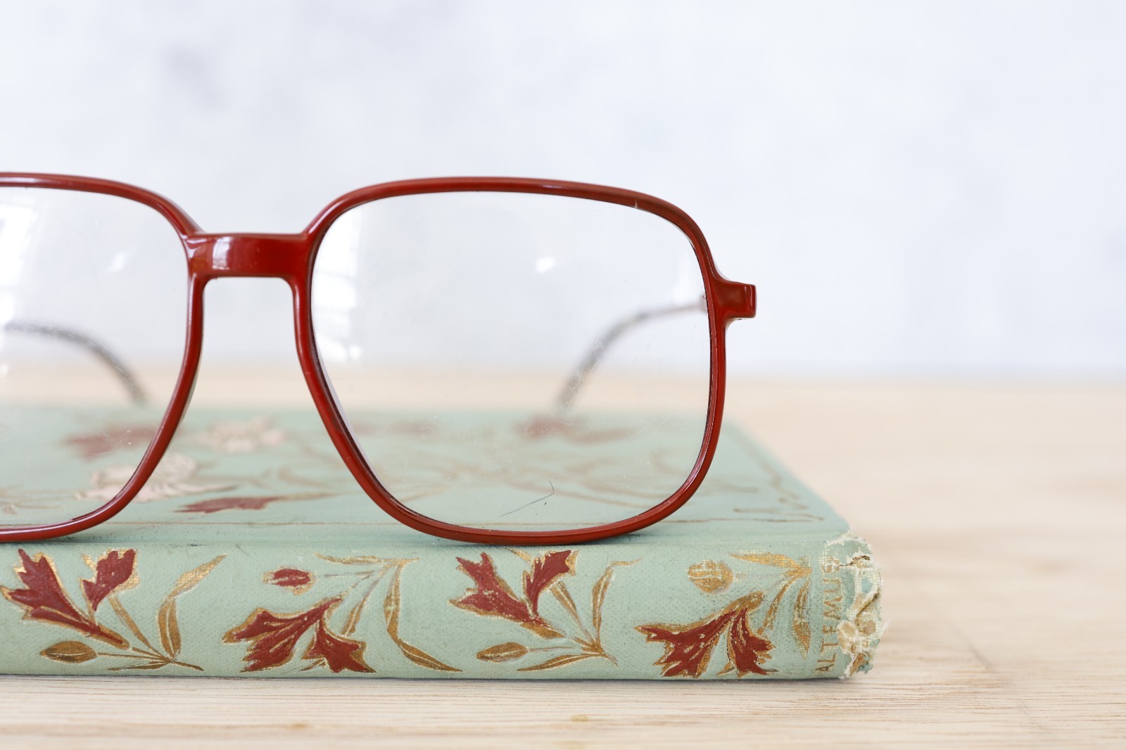 Vintage 1990s Eyeglass Frames Korea NOS Grandmacore Eyewear Nerd thin and light
