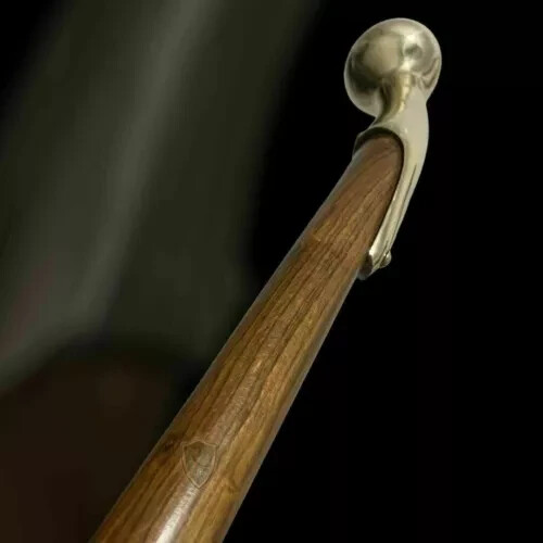 NEW SOLID ANTIQUE SOLID BRASS HANDLE WOODEN WALKING STICK CANE VINTAGE DESIGNER