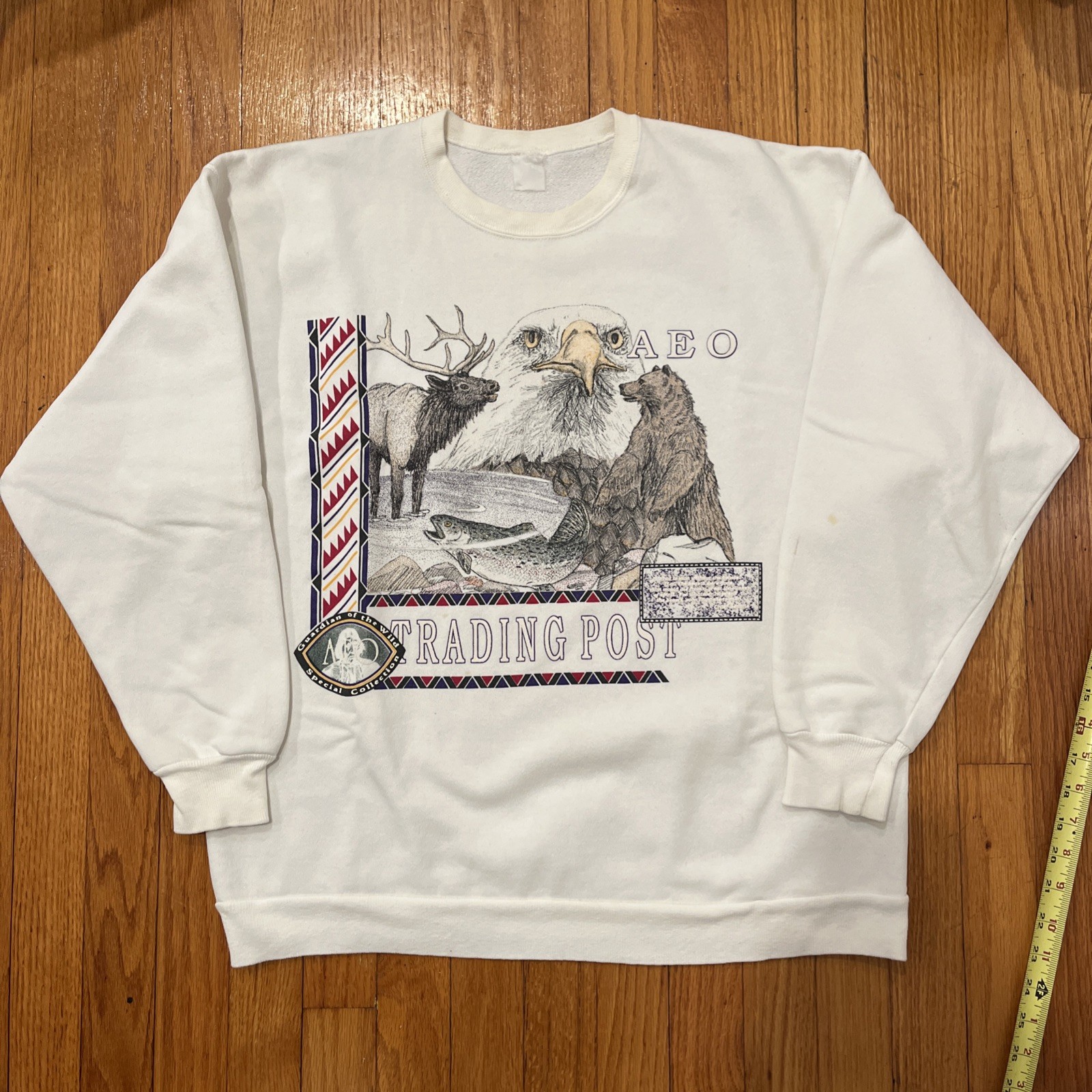 Vintage American Eagle Outfitters Men’s Crewneck Sz L Nature Trading Post