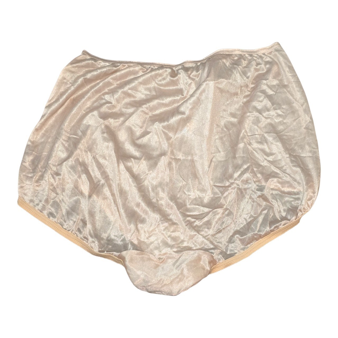 NWT Shiny Silky Liquid Satin Second Skin Vintage Vassarette Panties, Size 6