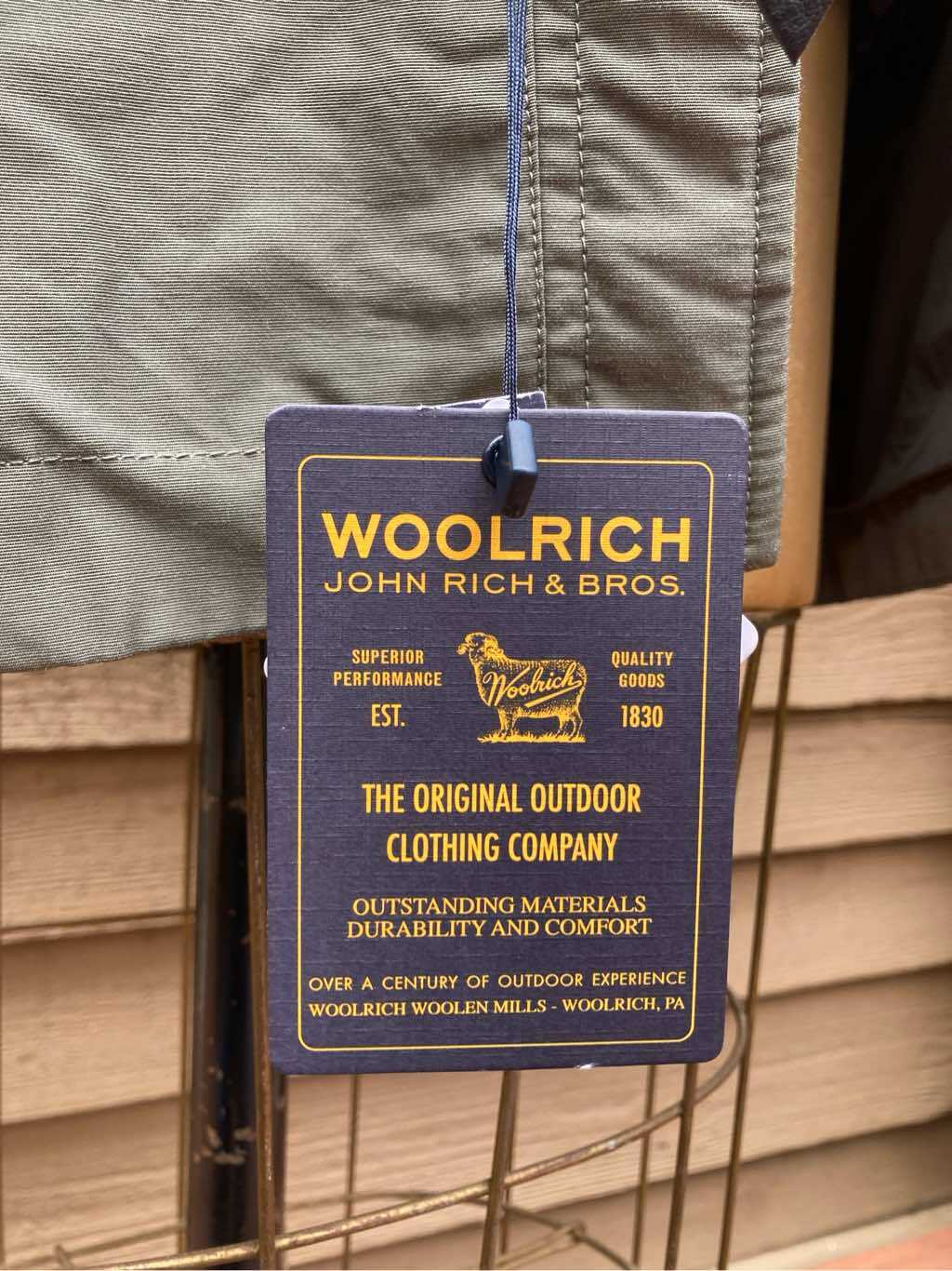 Woolrich John Rich Mens Mountian Parka Green Blue Cano Small NWT Msrp 1150