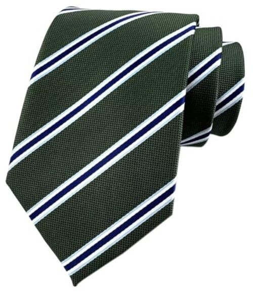 3.15″(8cm) Fashion Striped Ties Mens Plaid Flower One Size Green Blue White