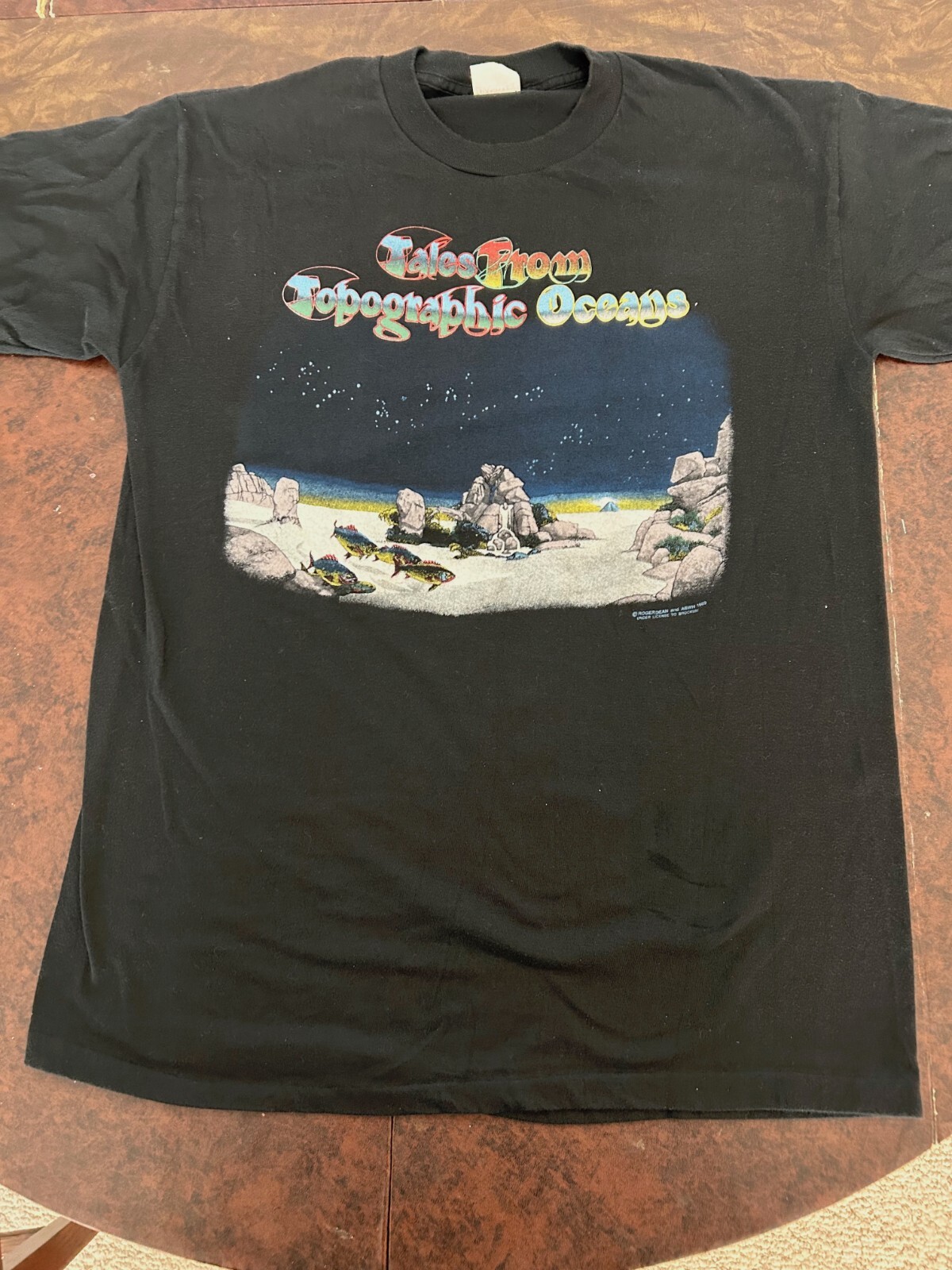 VINTAGE Yes 1989 Tales From Topographic Oceans Tour XL T-Shirt EXC