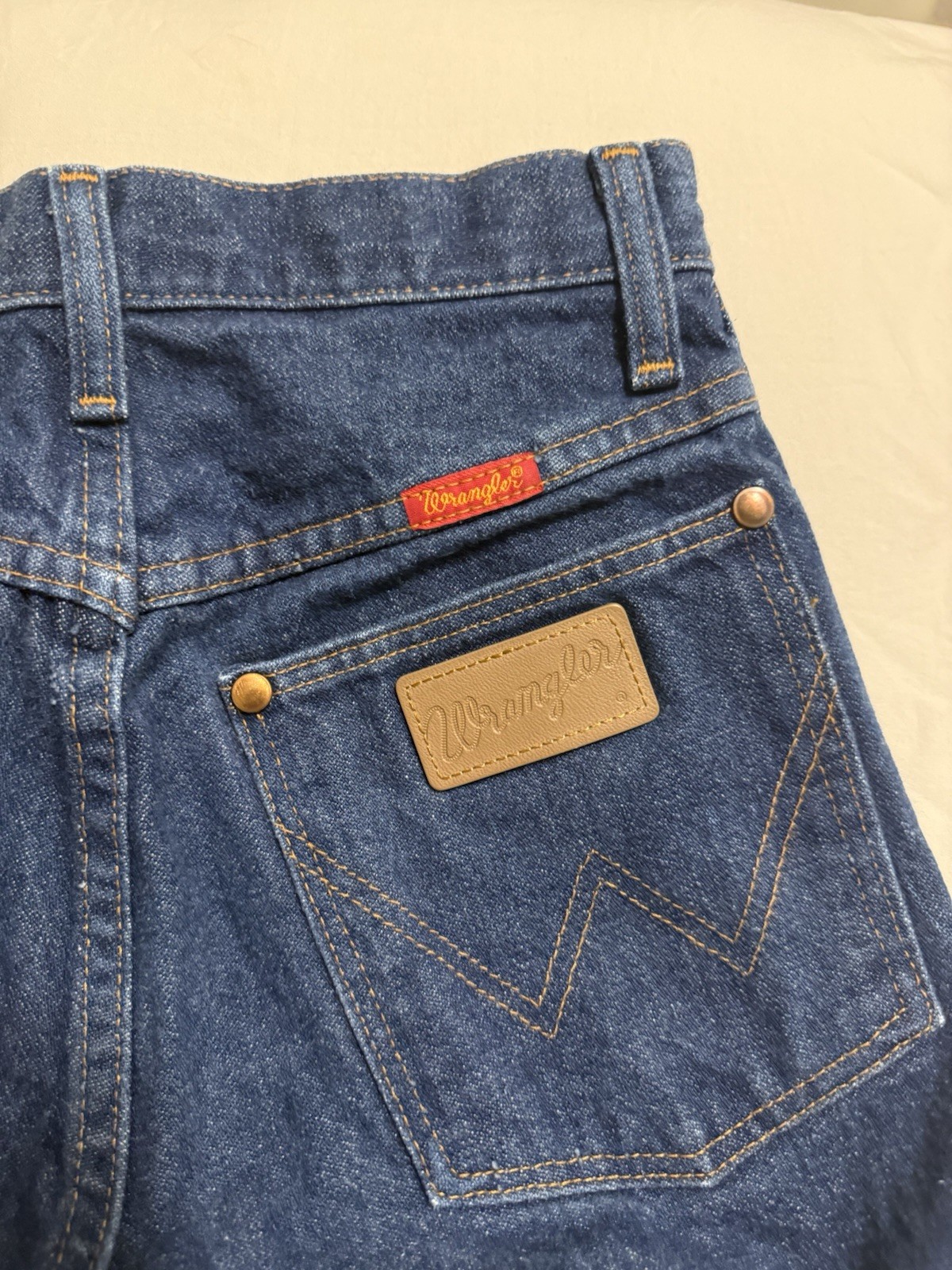 Women’s Wrangler 14mwz 25 X 32 high-Rise Cowboy Cut Slim Fit Made In Usa Vintage