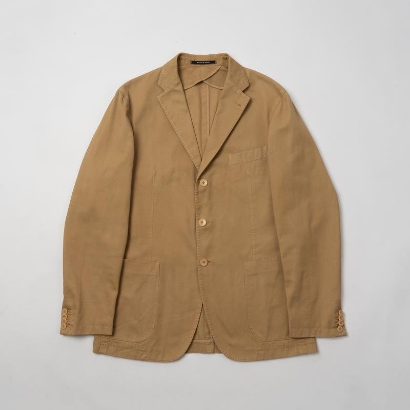 Men Tagliatore blazer beige cotton 50