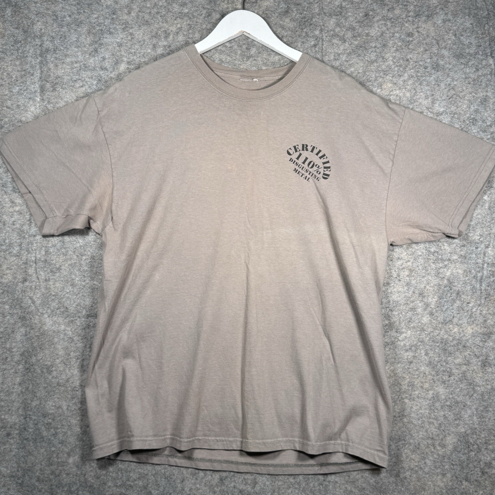 Vintage Wasteform Band T Shirt Mens Size XL 22×30 110% Pure Disgusting Metal
