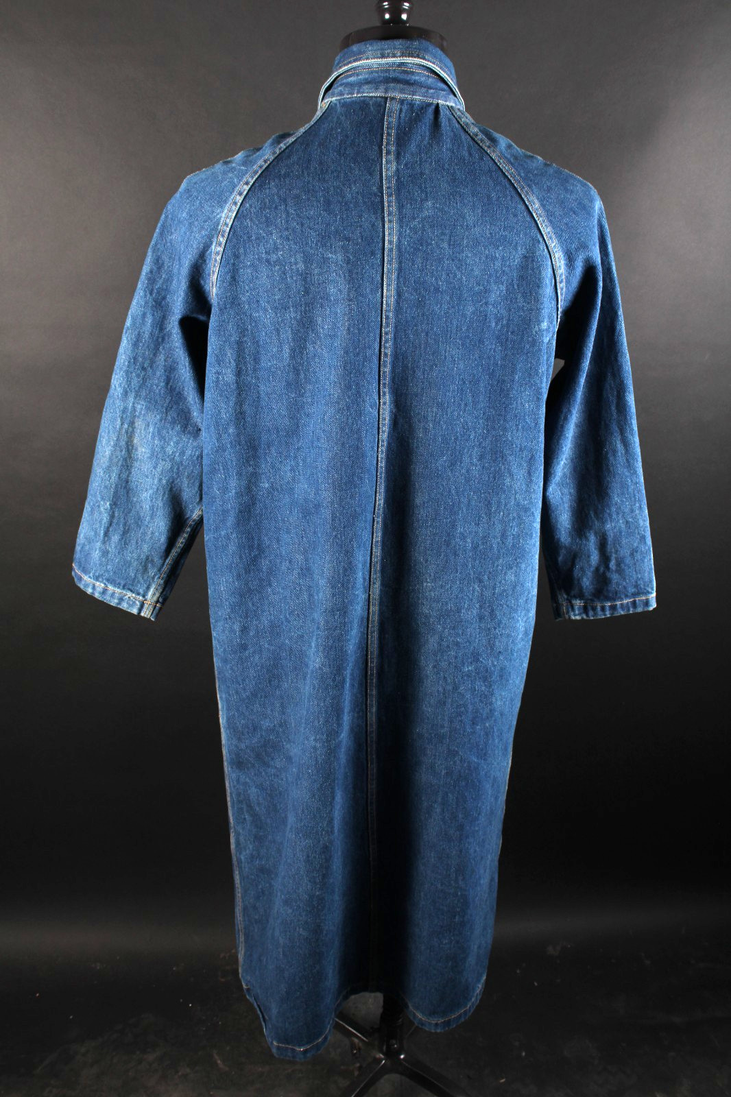 Vintage 80s 90s Guess Georges Marciano Denim Jean Coat Jacket Mens Medium USA