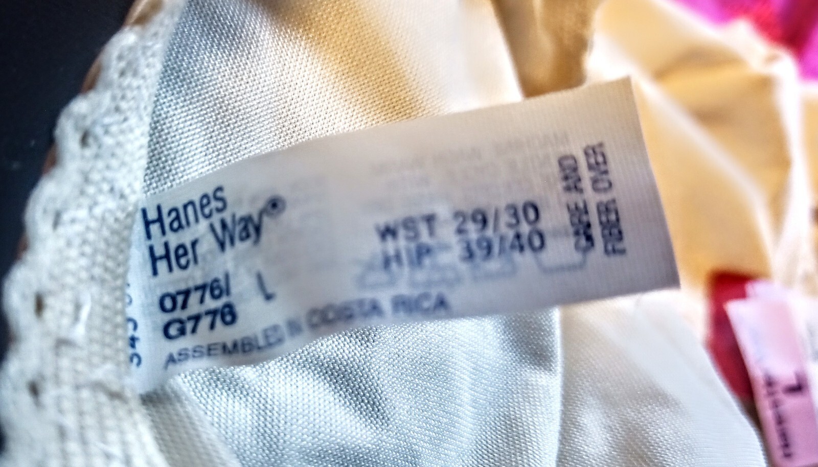 RARE❤️Vintage Hanes Her Way Satin Nylon Hi Cut Control Brief Panty Beige W/TAGS