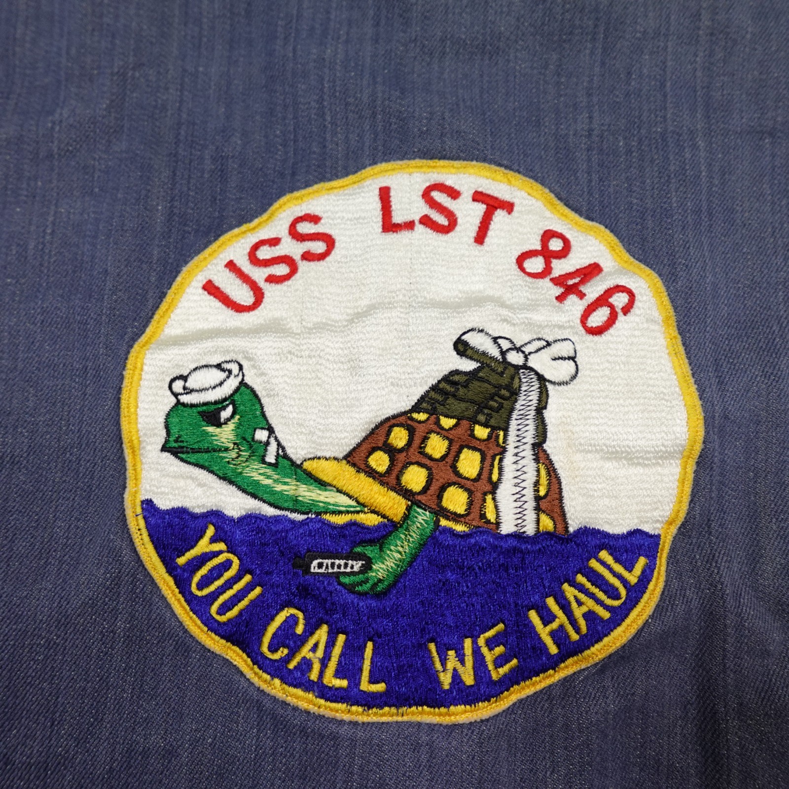 Vintage Vietnam War Jacket S Souvenir 60s 70s Navy patches Vietnam Hunting Club