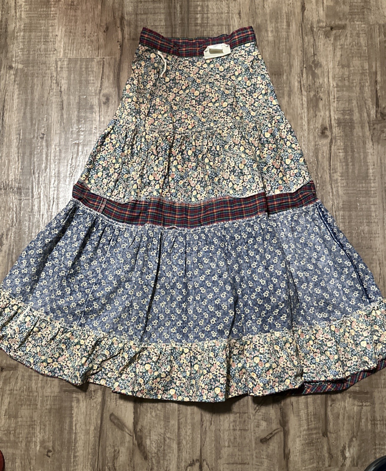Vintage Gunne Sax Jessica’s Gunnies Tiered Prairie Skirt XXS 5 *Read Description