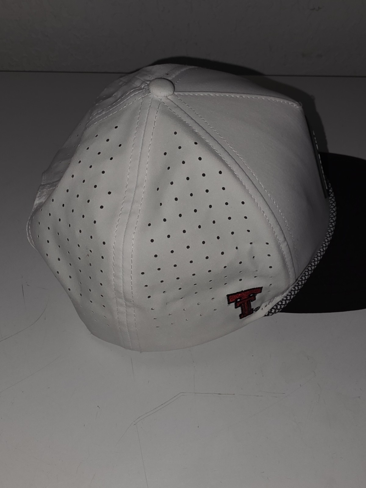 Texas Tech Dark Horse Leach Era “Raise The Flag PVC” White Sport SB Cap