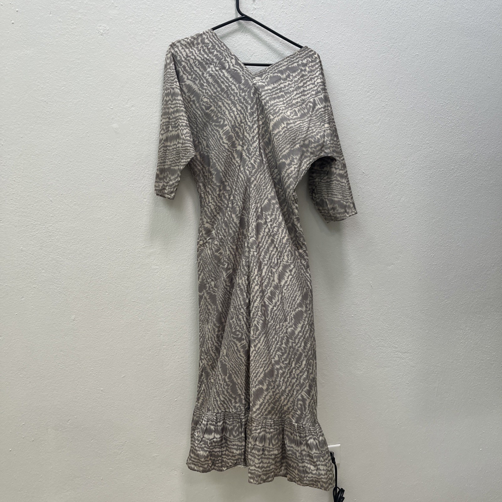 Vintage Silk Cocktail Dress Small