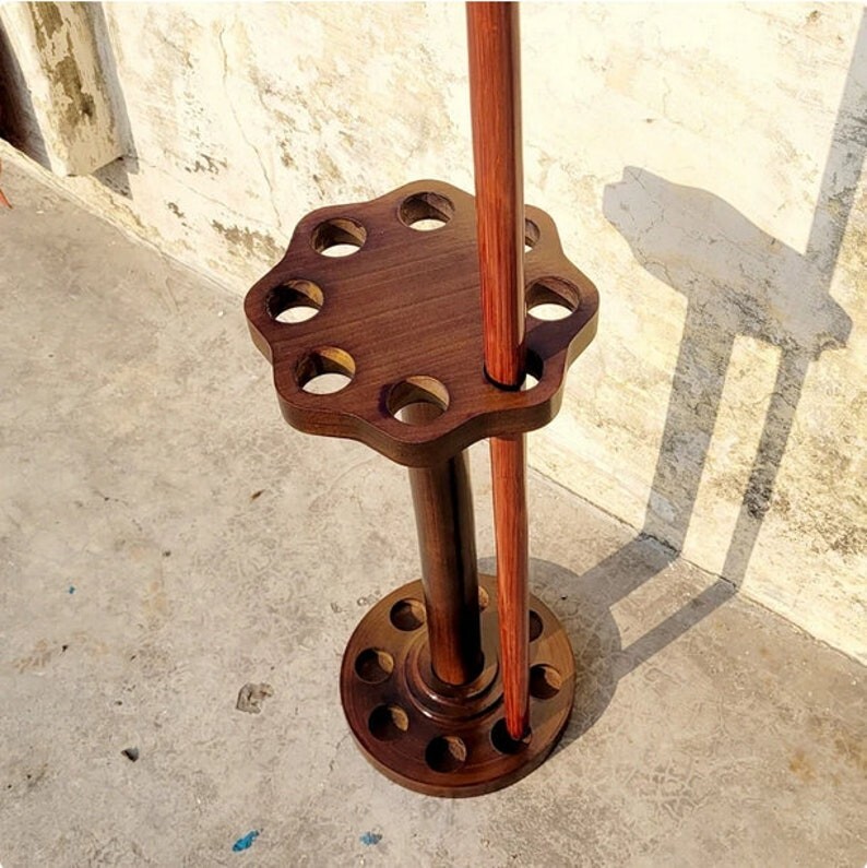 New Wooden Walking Stick Rack Stand For Canes Handmade Designer Home -Decor Gift