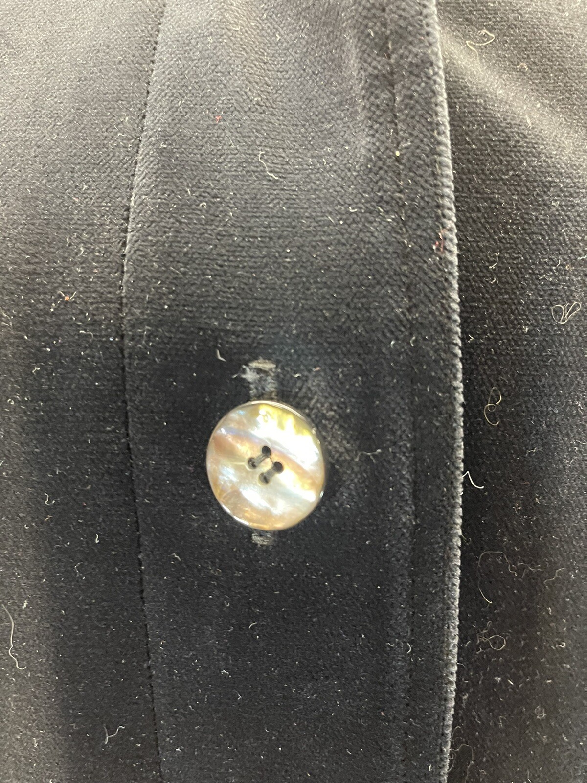 Vintage Women’s Black Velvet Coat-Surrey Classics Canada SIZE Medium